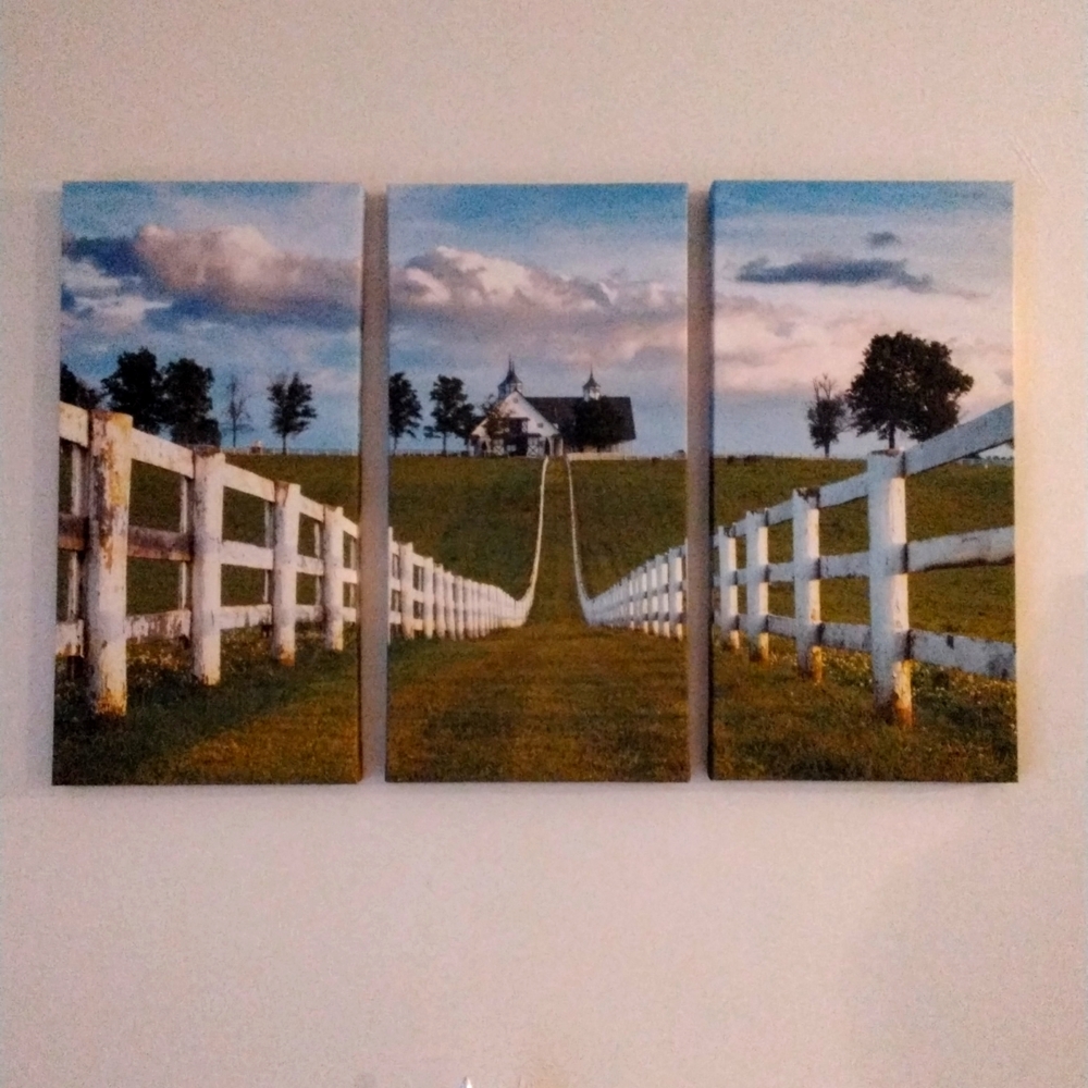 Scenic Kentucky Landscape 3-Pc. Canvas Wall Art